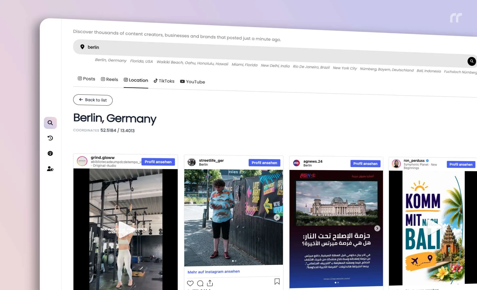 Kann man bei Instagram nicht mehr nach Orten suchen? Wir klären auf